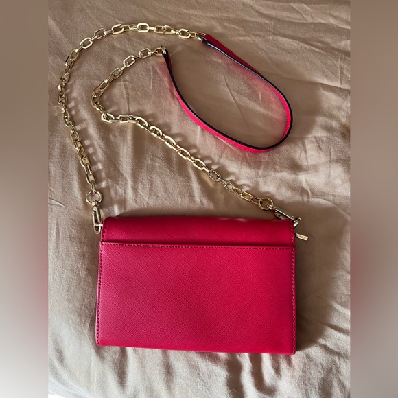 Tory Burch Robinson chain wallet in New Carnival - Picture 2 of 5